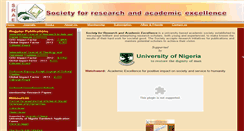 Desktop Screenshot of academicexcellencesociety.com